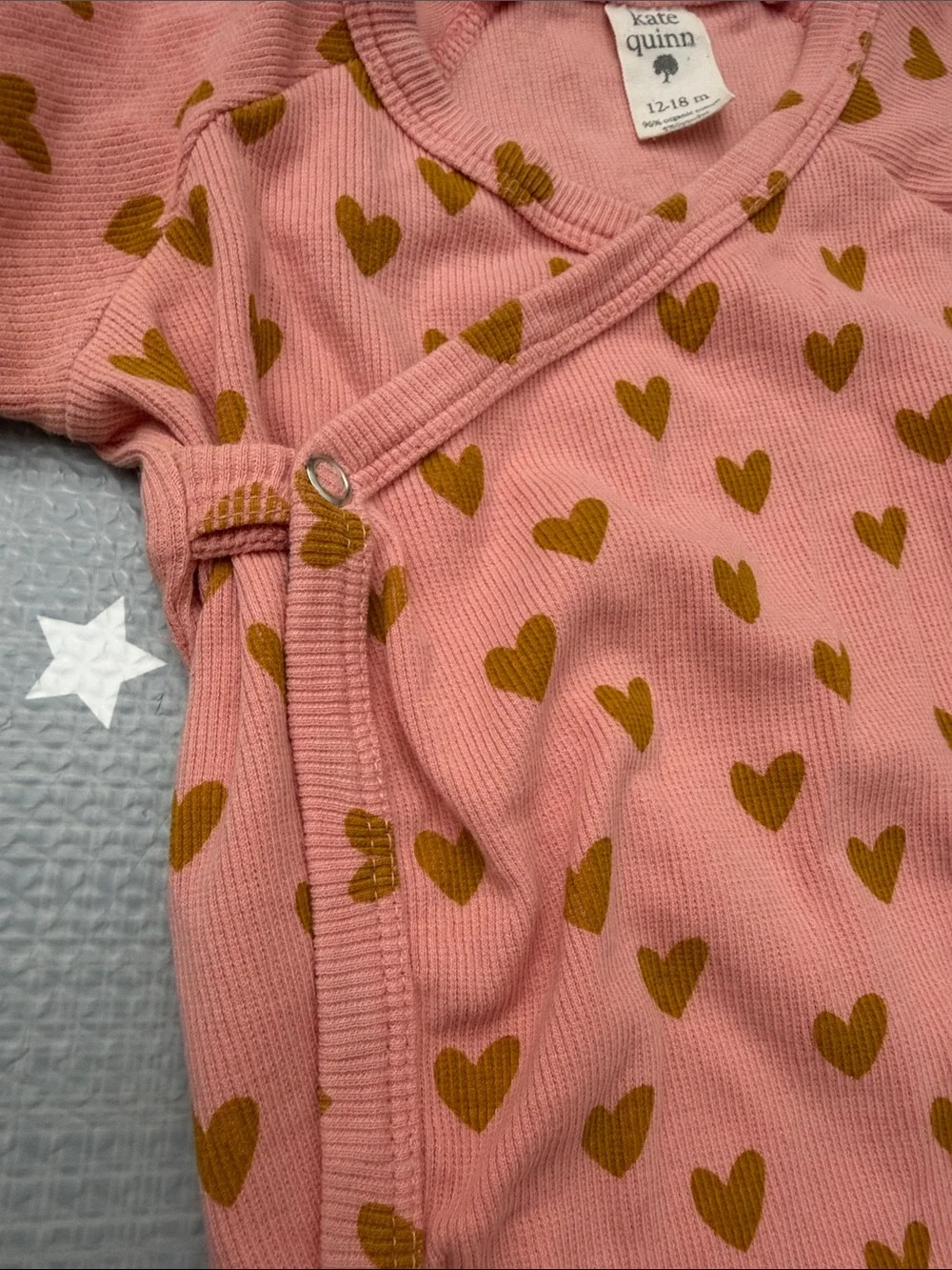 BOGO Kate Quinn - Heart Kimono Bodysuit, 12-18 months